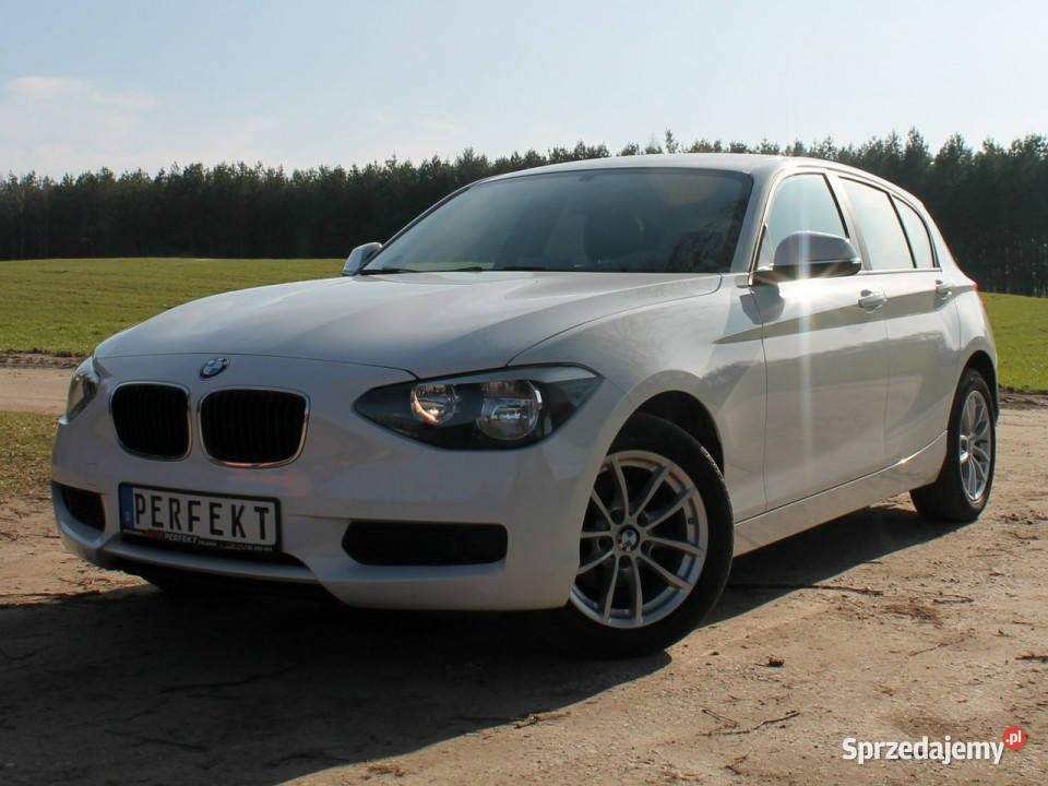 BMW 116 F20 16 Benzyna 136 Klima GRZANE Fotele biały Zielenin sprzedam