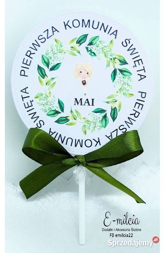 Podziękowania Gości z okazji I Komunii Św Duże Zielona Góra