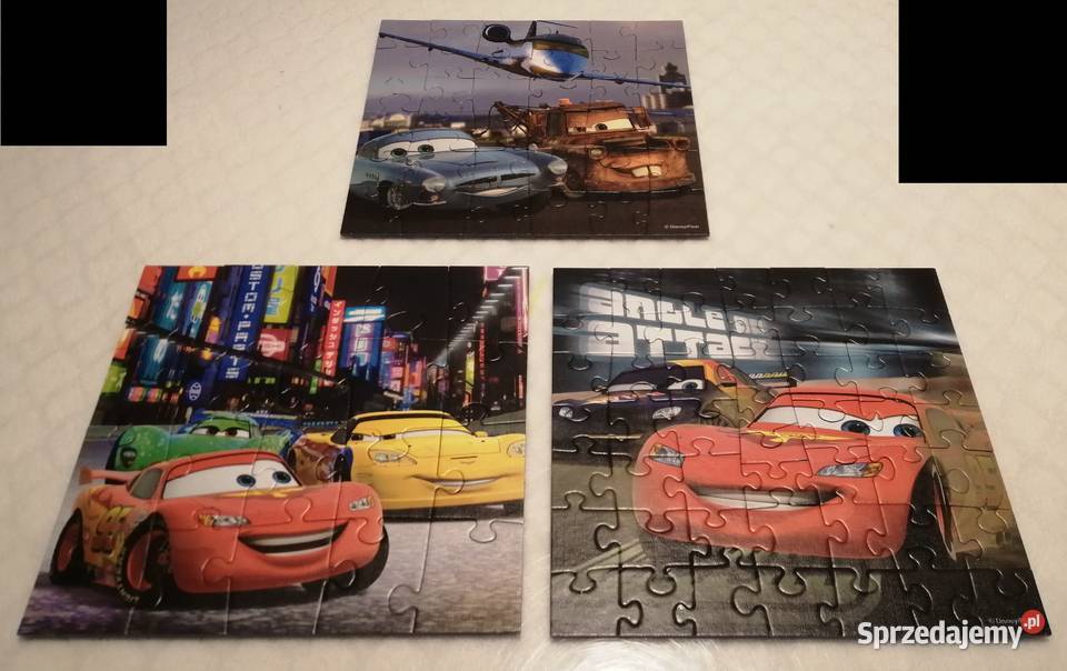 Auta Cars 3w1 34073 Trefl 20 36 50 Puzzle Trefl Czeladź sprzedam