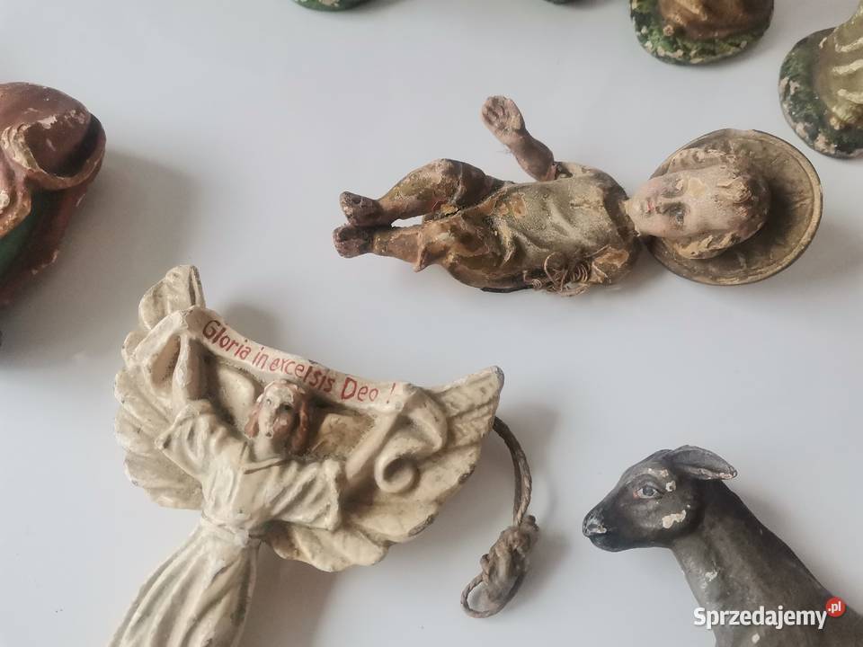 Stara przedwojenna Szopka Bożonarodzeniowa śląskie Katowice