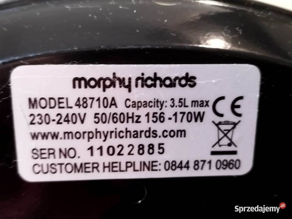 Wolnowar marki Morphy Richards model 48710A Inowrocław