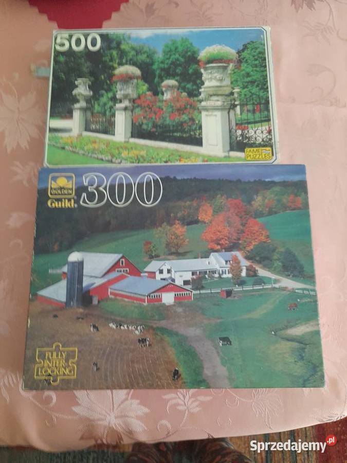 Sprzedam używane puzzle 2x1500 1x1000 1x500 i dolnośląskie Wrocław