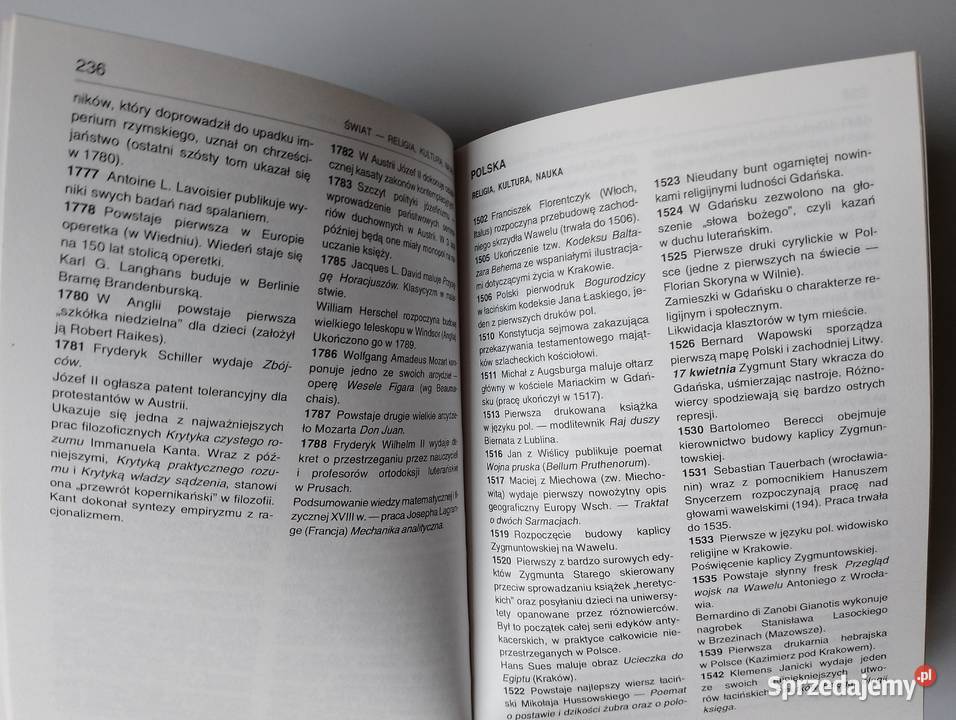 HISTORIA w datach kompendium wiedzy książka