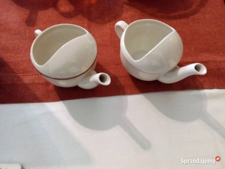 Imbryki porcelanowe ciekawy nietypowy kształt Łódź