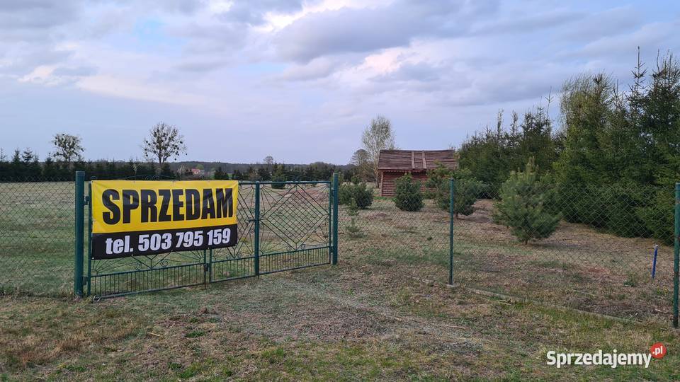 Duża uzbrojona działka rekreacyjna Łąkie