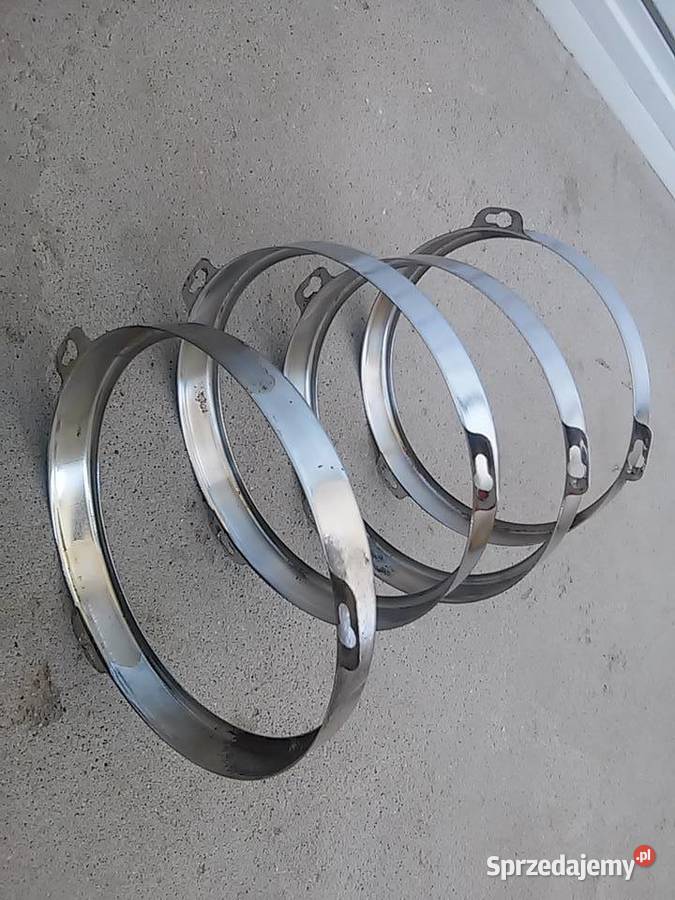 Ringi ramki do reflektorów FIAT 125p CHROM Sokółka sprzedam