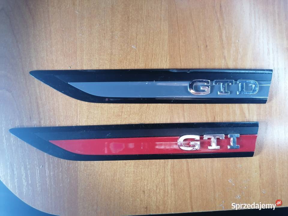 Emblemat listwa znaczek GTI GTD Skwierzyna