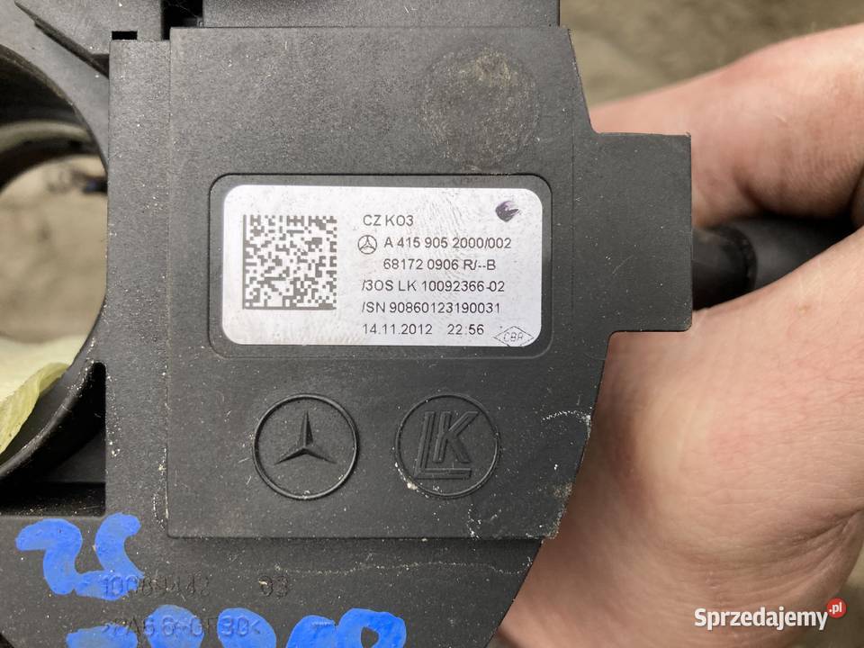 Mercedes citan przełącznik zespolony A4159052000 Wolsztyn
