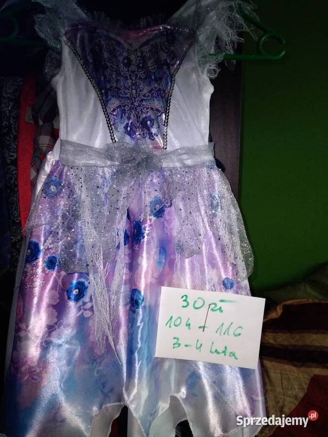 Suknia na bal przebierańców Disney śląskie Sosnowiec