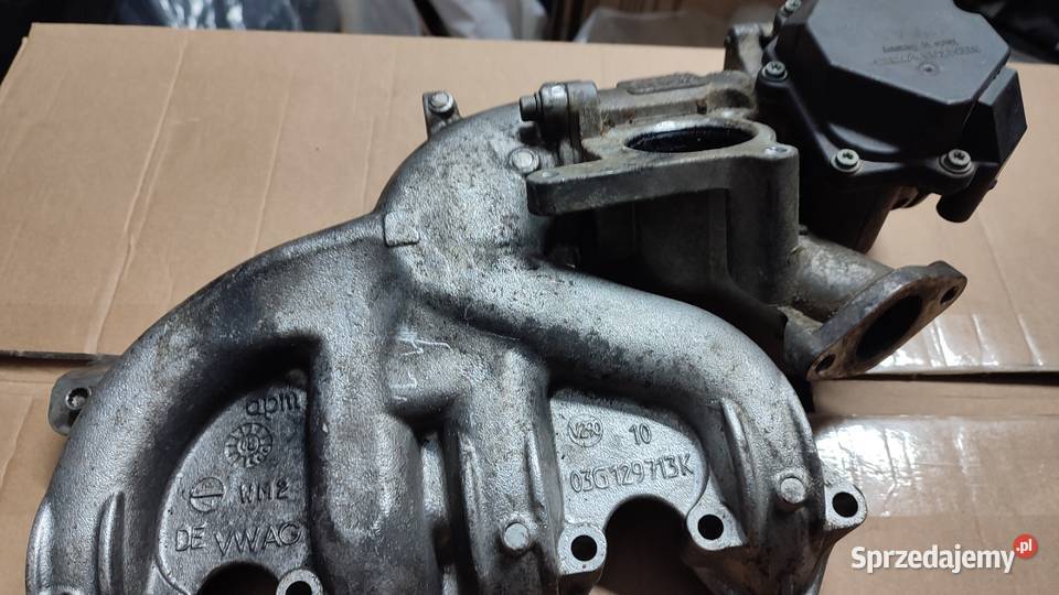 KOLEKTOR ZAWÓR PRZEPUSTNICA AUDI A 3 8 P 19 TDI Silniki i osprzęt Wrocław sprzedam