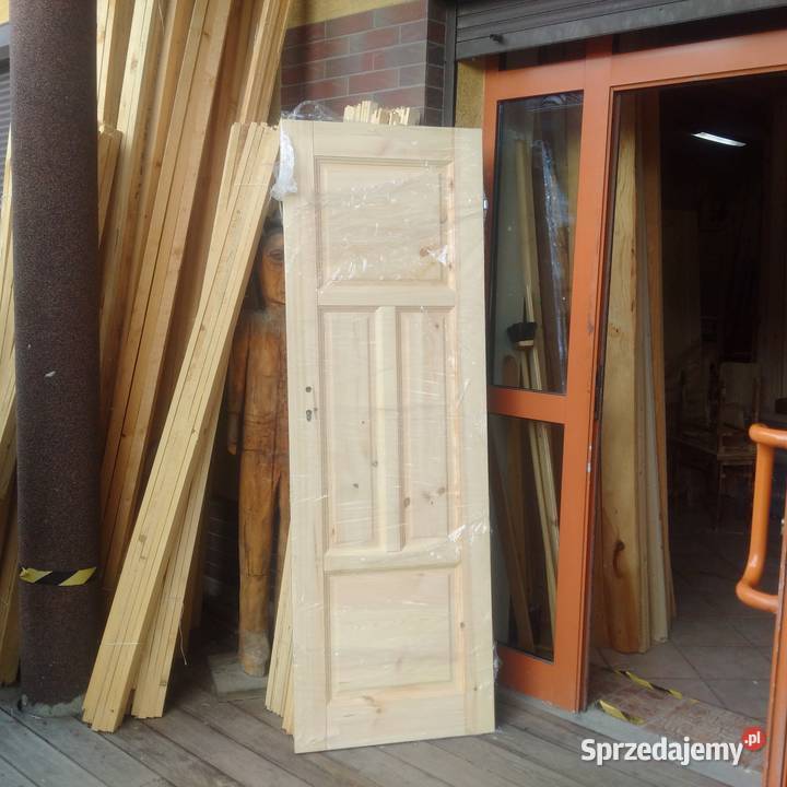 drzwi sosnowe drewniane lite Mocne REKI pomorskie Gdynia sprzedam