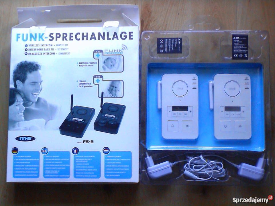 Domofon intercom niania alarm me FS2 electronics