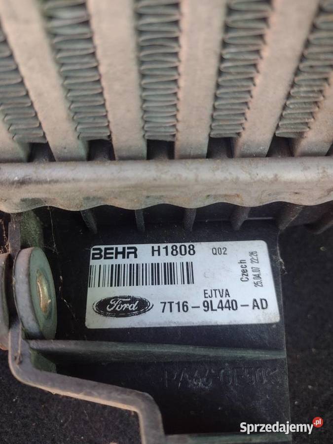 Interculer Ford connect dostawcze Chłodnice powietrza (intercoolery) podkarpackie Nowa Dęba