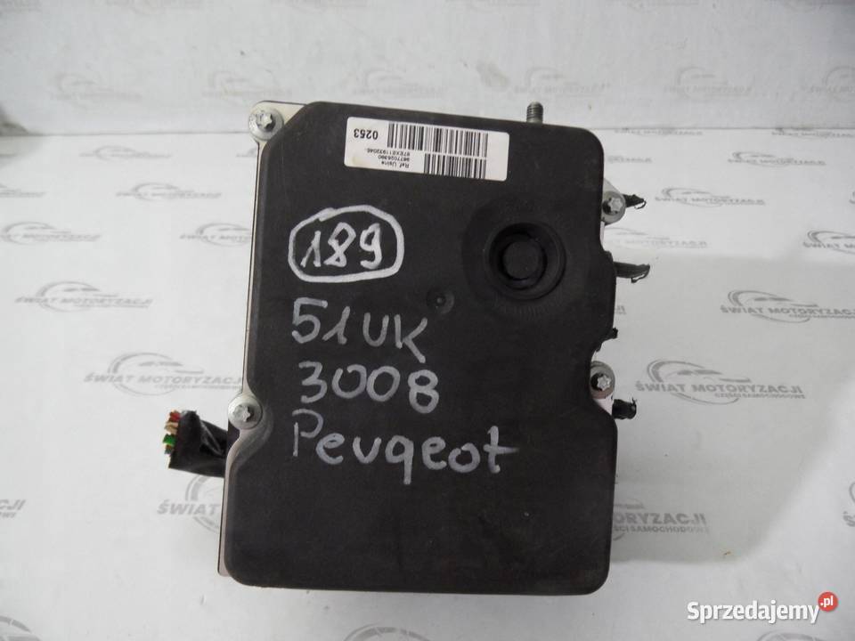 PEUGEOT 3008 I 16 VTI 11r pompa ABS 0265230881