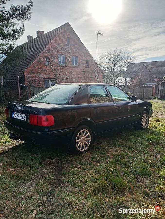 Audi 80 19 TDI AUTOMAT gruby welur drewno Złotów