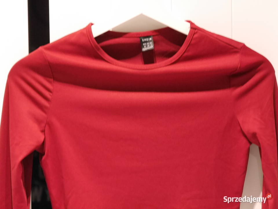 Shein fajna bordowa bluzeczka 34 XS Wrocław sprzedam