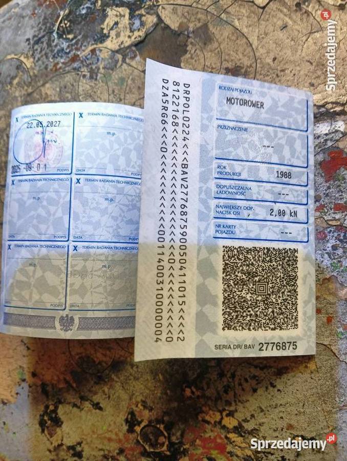 Zarejestrowana rama Simson Sr 50 Tarnów
