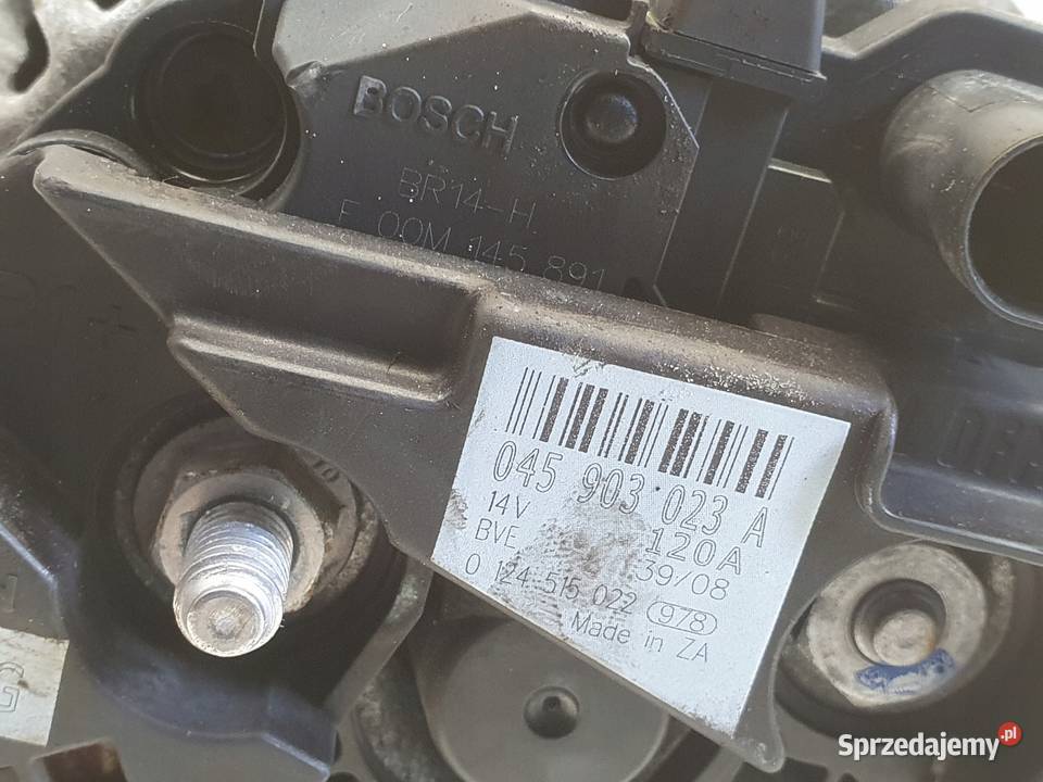 ALTERNATOR Skoda Fabia I 14 TDI 045903023A bosch Chełm