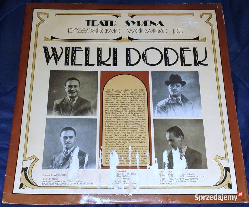 Wielki Dudek Teatr Syreny Płyta winylowa Chełm sprzedam