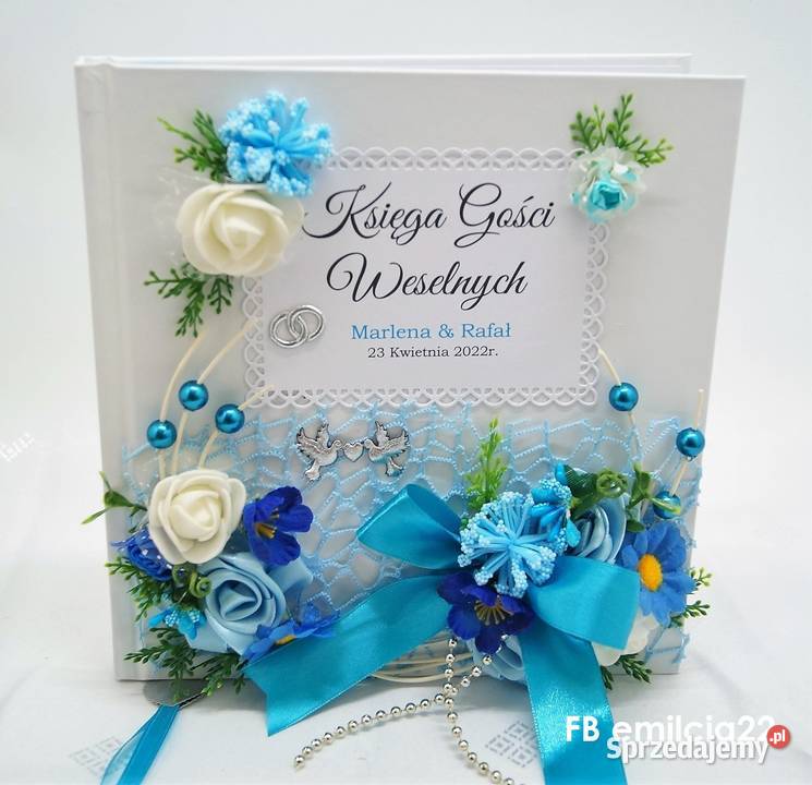 Księga Gości Album kolor Czerwień Biel Zieleń Zielona Góra