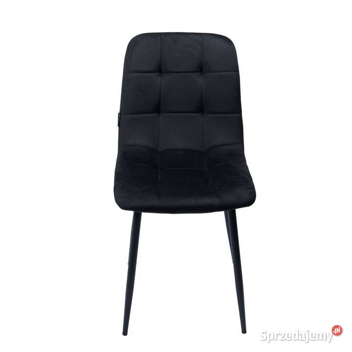 Krzesło tapicerowane welurowe do salonu jadalni 45cm