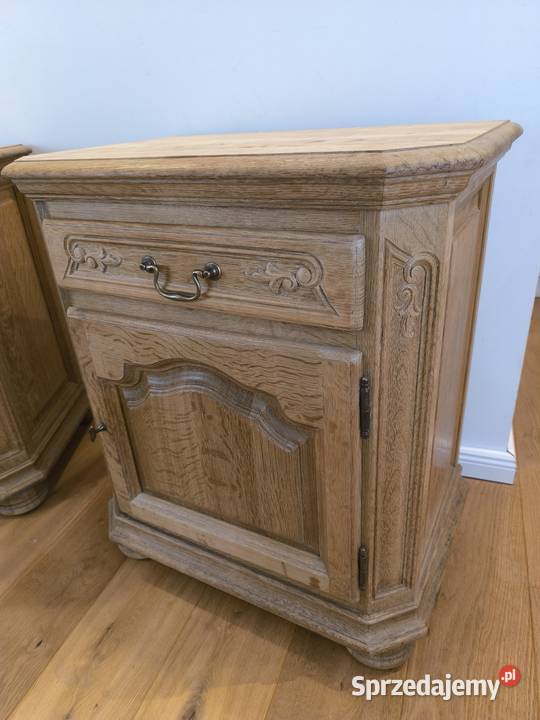 Piękne szafki stylowe dębowe komódki łódzkie Łódź