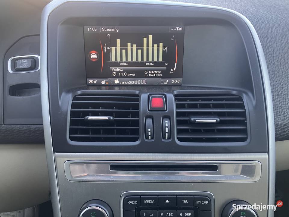 VOLVO XC60 32 AWD 2012 Niski przebieg 106 000 Białystok