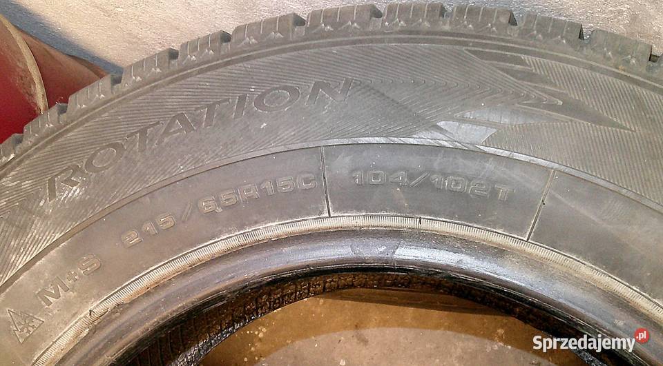 21565R15C zimowe komplet Goodyear Cargo Wrocław sprzedam