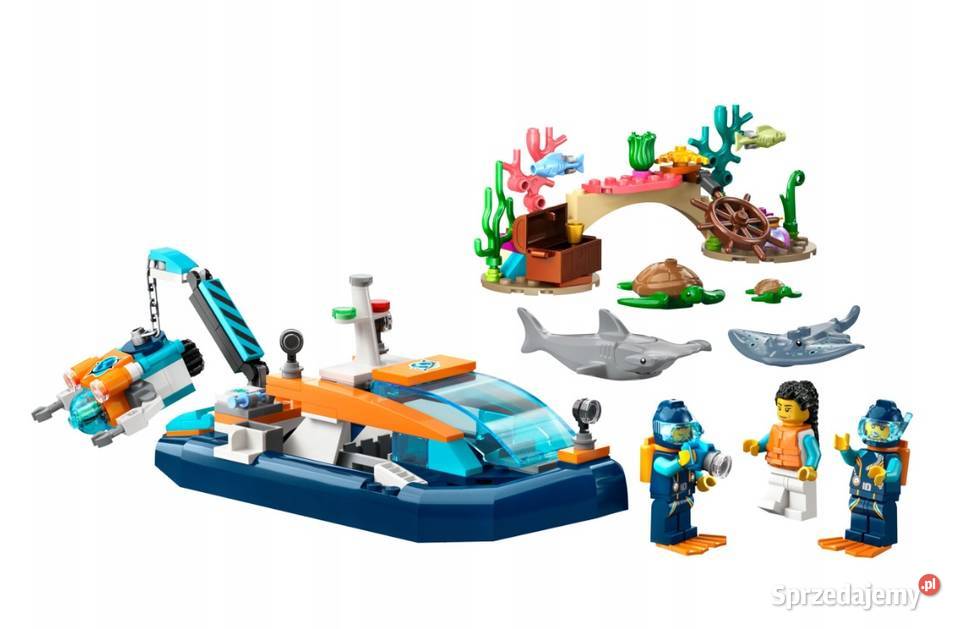 LEGO CITY 60377 ŁÓDŹ DO NURKOWANIA BADACZA Klocki Warszawa sprzedam