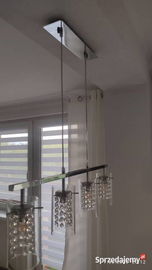 Lampa sufitowa wisząca srebrna Kędzierzyn-Koźle
