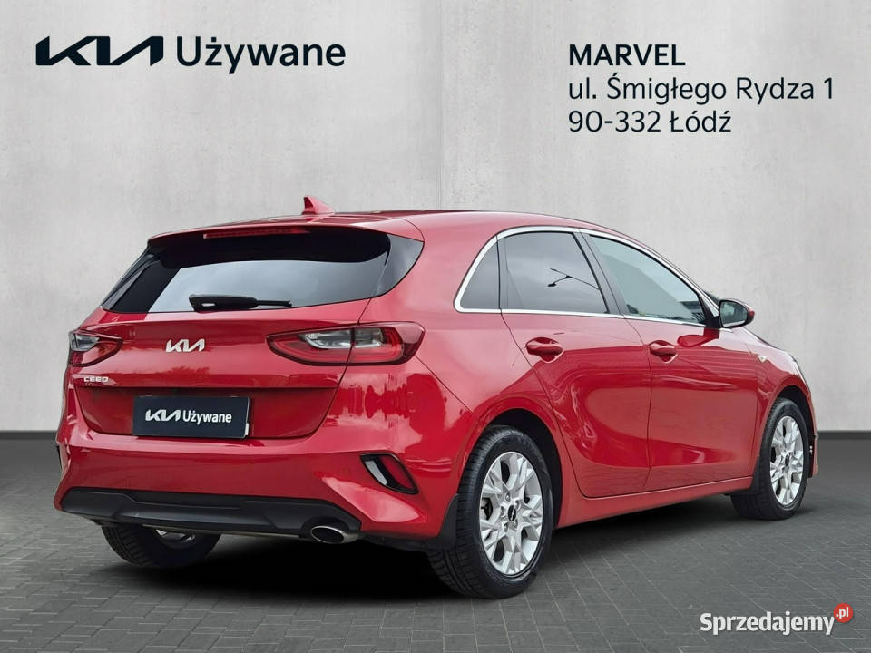 Kia Nowy Ceed 15 TGDI 160 DCT Wersja M Gwarancja ogranicznik prędkości Łódź
