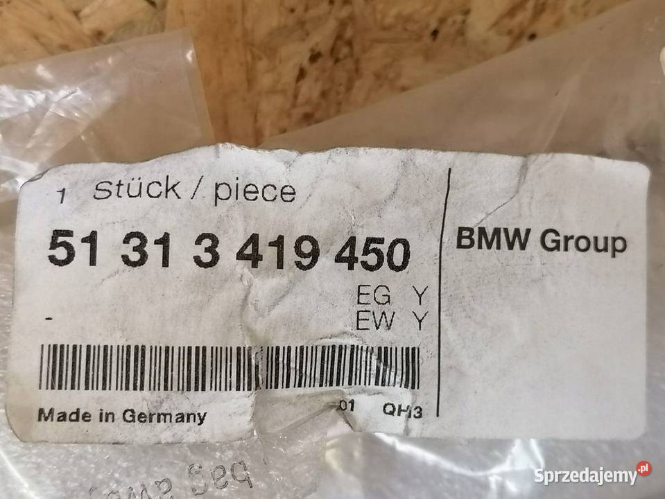 BMW X3 E83 LISTWA USZCZELKA SZYBY CZOŁOWEJ PRAWA wielkopolskie sprzedam