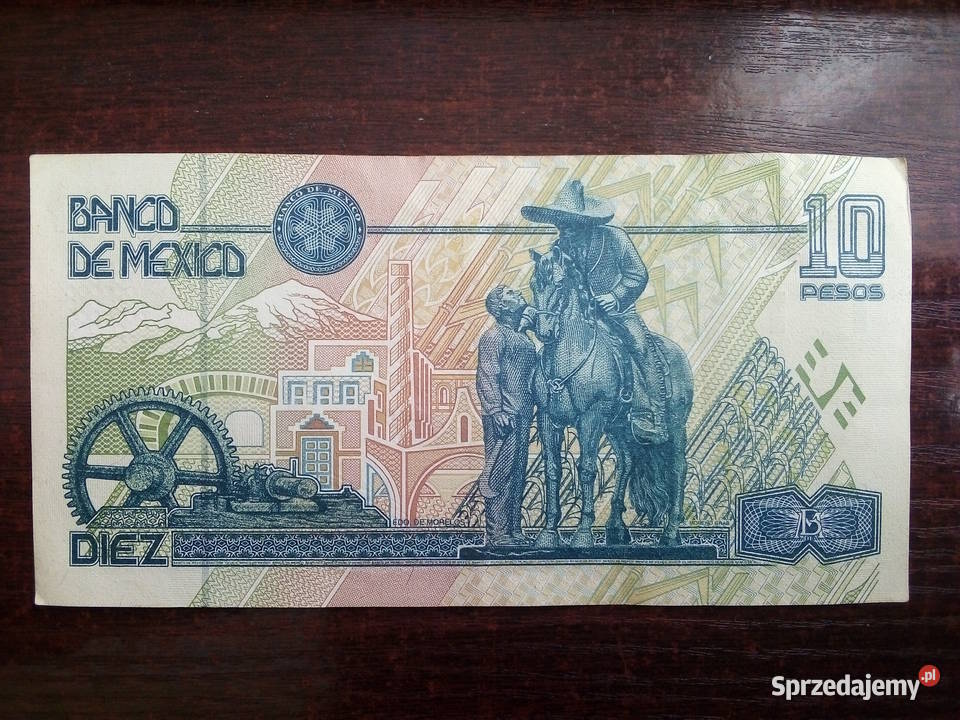 Banknot 10 pesos Meksyk