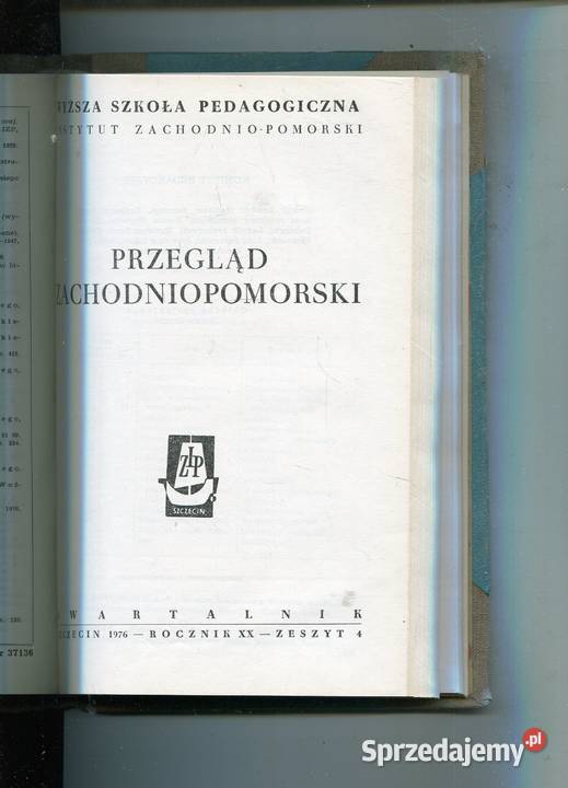 Przegląd Zachodniopomorski 1976 12 Komplet zachodniopomorskie