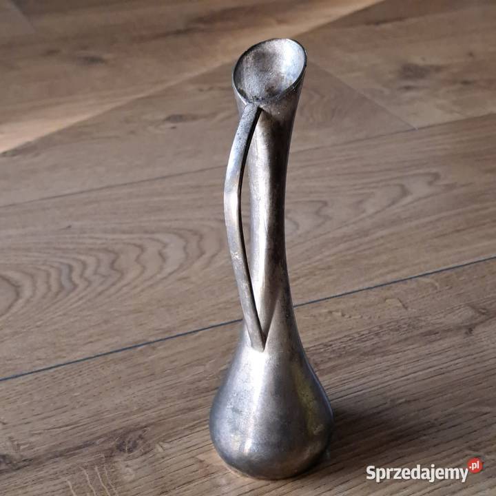 Wyjątkowa Metalowy dzbanekwazon vintage 18 Wrocław
