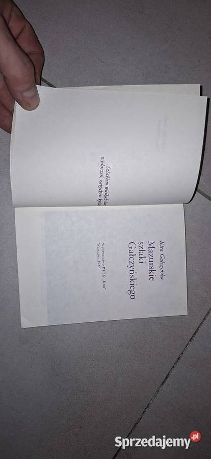 Mazurskie szlaki Gałczyńskiego 1 wydanie 1986 wielkopolskie Łęczyca