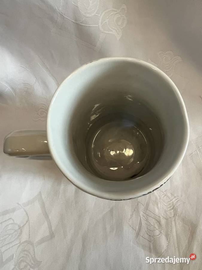 Kolekcjonerski kufel ceramiczny z sygnaturą Antyki, Sztuka, Kolekcje Kraków