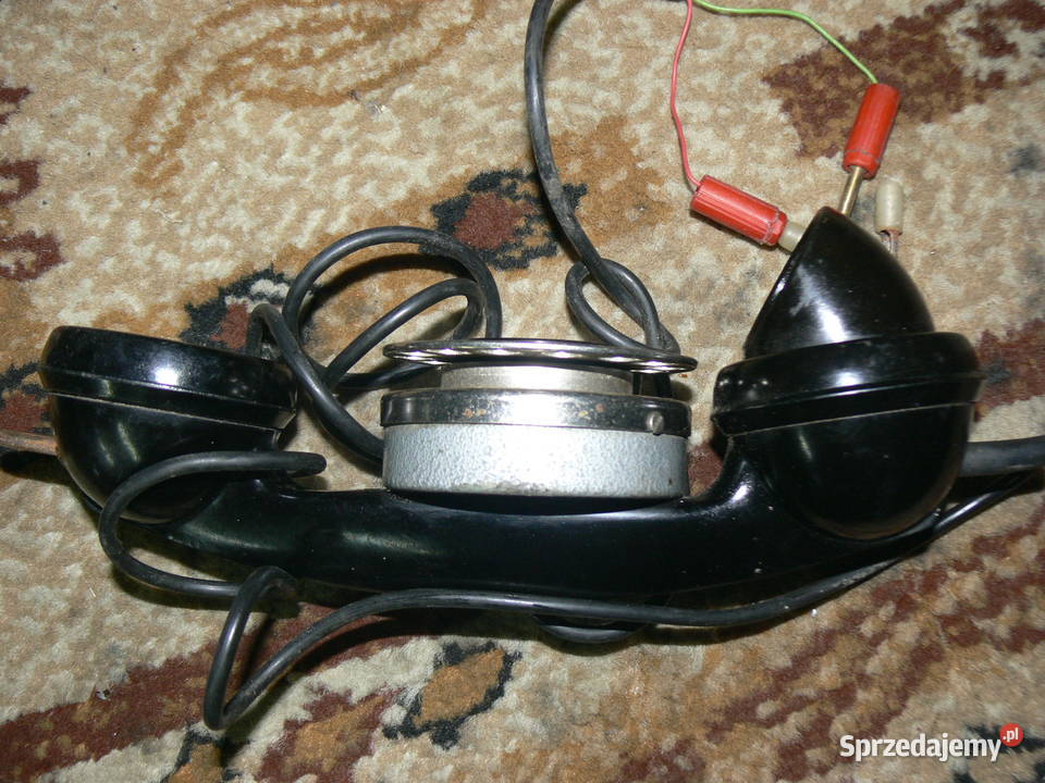 Stara zabytkowa słuchawka montera z tarczą Tomaszów Mazowiecki sprzedam