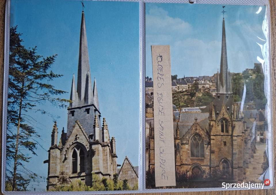 Francja SaintSulpice de Fougeres j francuski