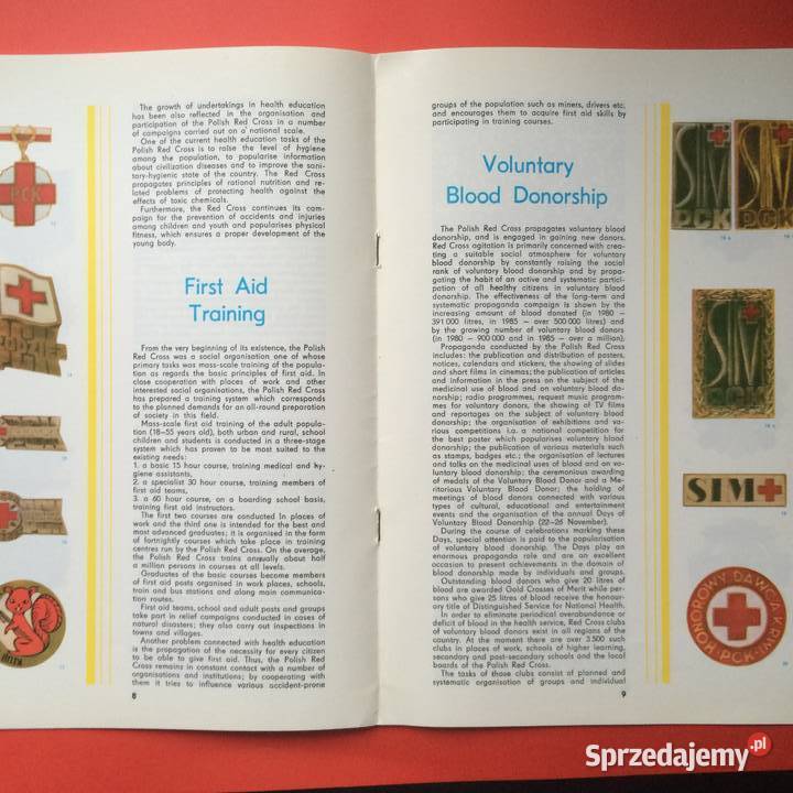 1981 Czerwony Krzyż Raport Szczecin sprzedam