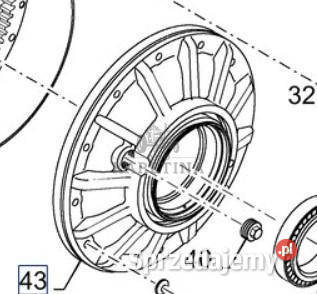 Holland CR9080 Pokrywa Obudowa Przedniego Pozostałe Jastrzębniki sprzedam