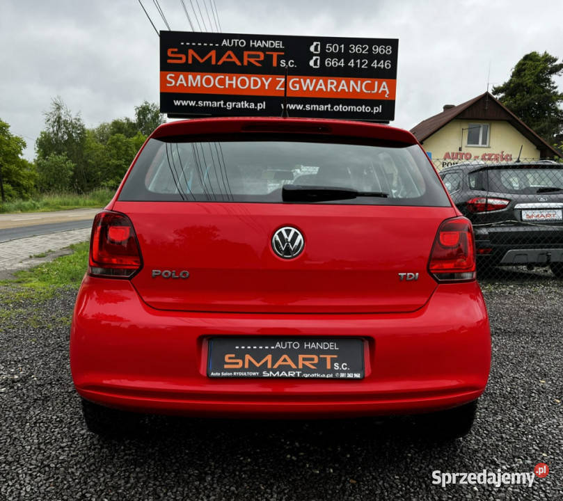 Volkswagen Polo Bezwypadek Serwisowany Oszczędny Rok produkcji 2014 śląskie Rydułtowy sprzedam