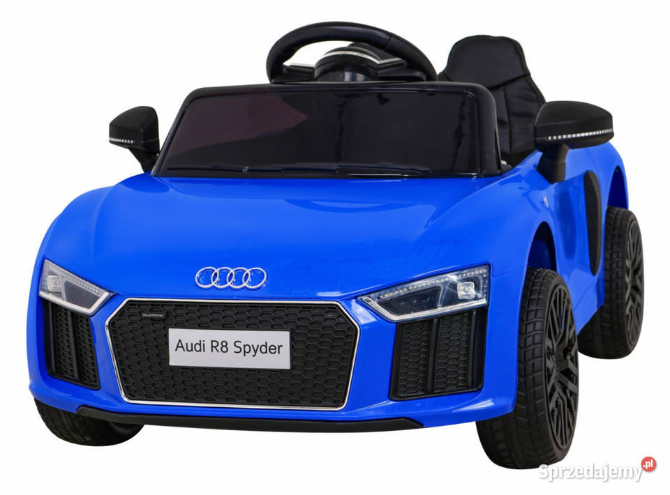 Audi R8 na akumulator dzieci Niebieski auto na Pojazdy elektryczne i spalinowe Łopuszno