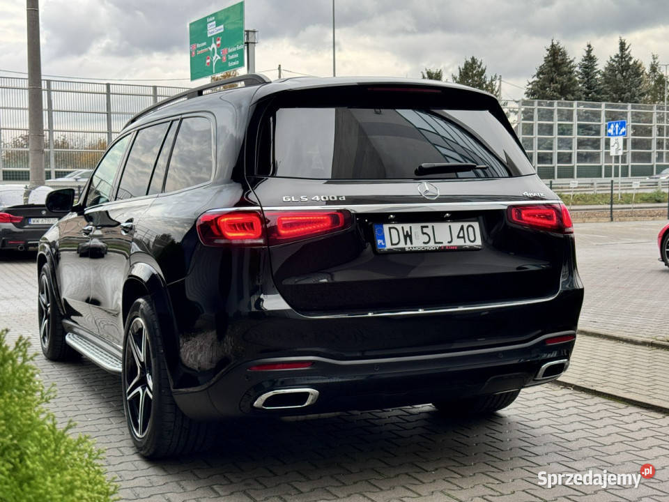 Mercedes GLS Klasa 400d Polska Bezwypadkowy asystent pasa ruchu Węgrzce