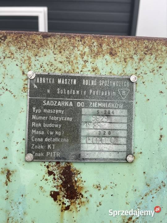 Sadzarka czeska Mszczonów