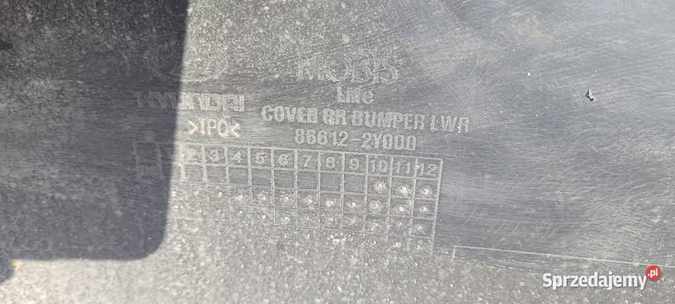 HYUNDAI IX35 SPOILER DOKŁADKA ZDERZAKA TYŁ Części samochodowe Ruda Śląska