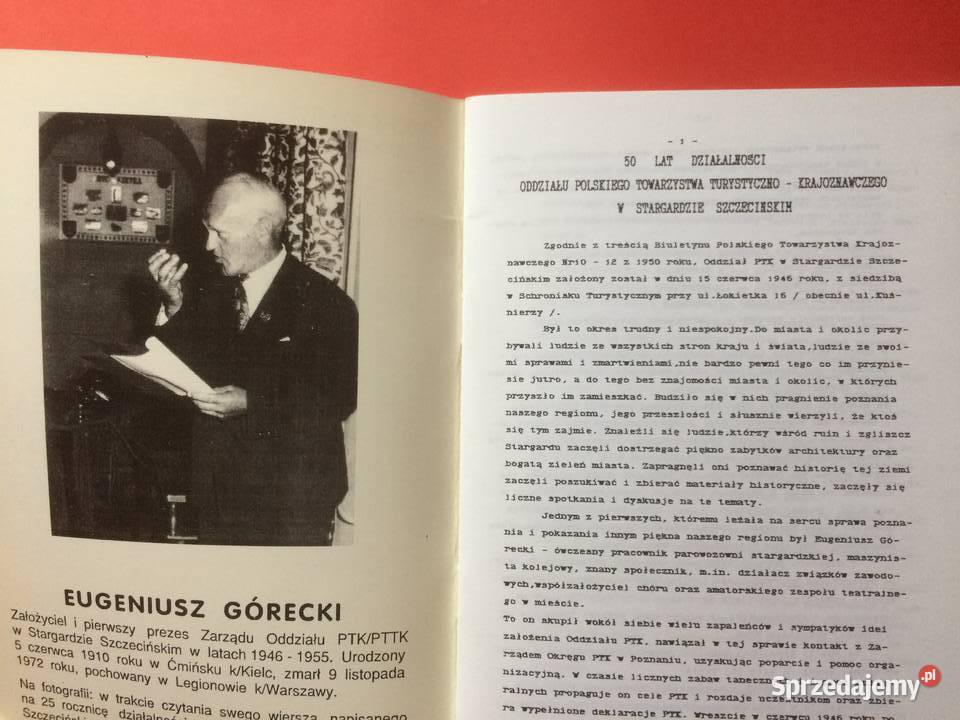 671 50 Lat Działalności PTTK Stargard 1946 1996 zachodniopomorskie Szczecin