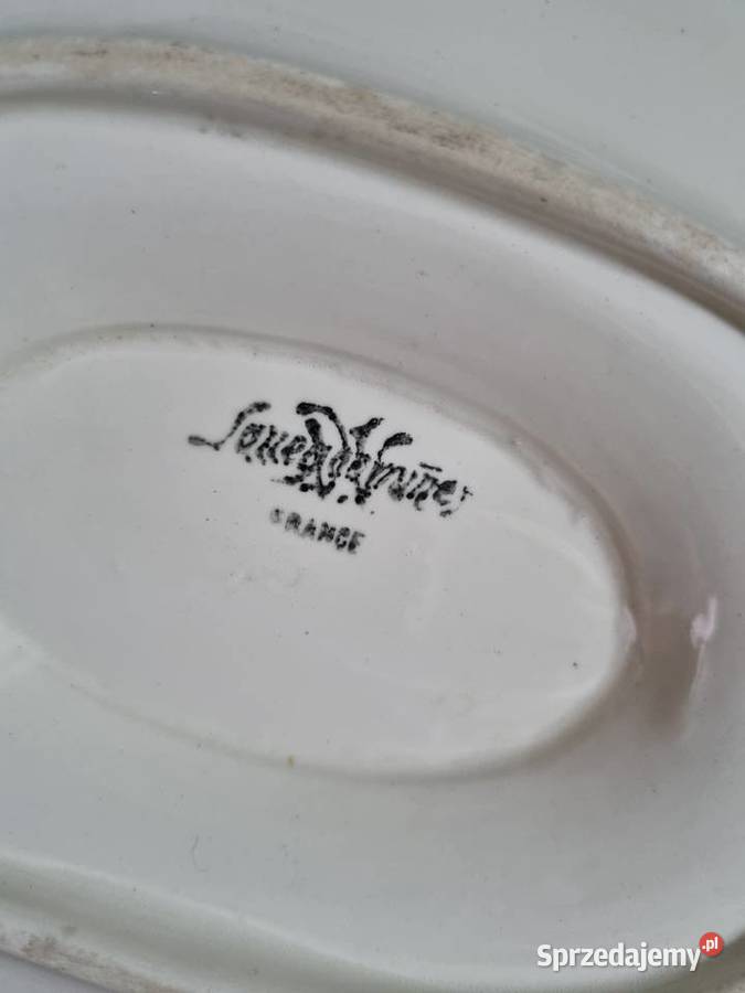 Sosjerka Porcelana Francuska Sarreguemines wielkopolskie Wola Podłężna