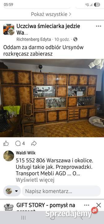 Meble PRL mazowieckie Warszawa