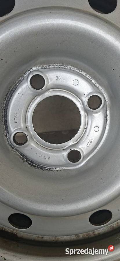 Felgi stalowe R14 4x100 ET36 KFZ 5960 SZTUKA Samochodowe Bystrzyca Stara sprzedam